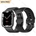 thumbnail image 1 of Reloj inteligente 2023 NFC para hombres y mujeres, reloj inteligente para acceso a la puerta, desbloqueo, reloj personalizado, llamada Bluetooth, carga inalámbrica, pulsera de Fitness Tan Jianjun unisex, 1 of 2