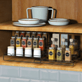 thumbnail image 6 of Bextsrack 3 Tier Expandable Spice Rack Set , Step Shelf Organizer for Cabinet Countertop Pantry, 6 of 7