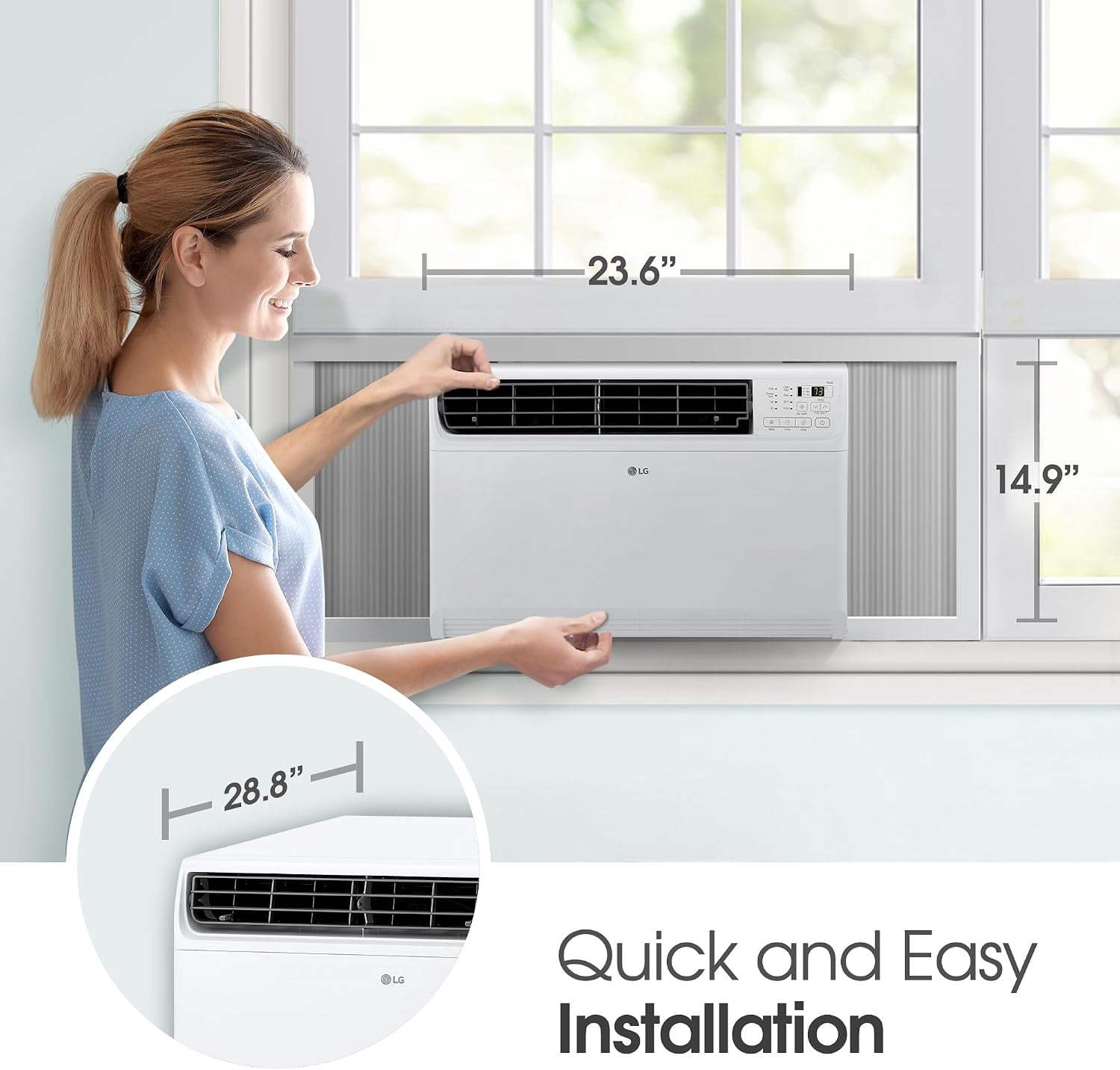LG LW1523ERSM 14,000 BTU Window Air Conditioner