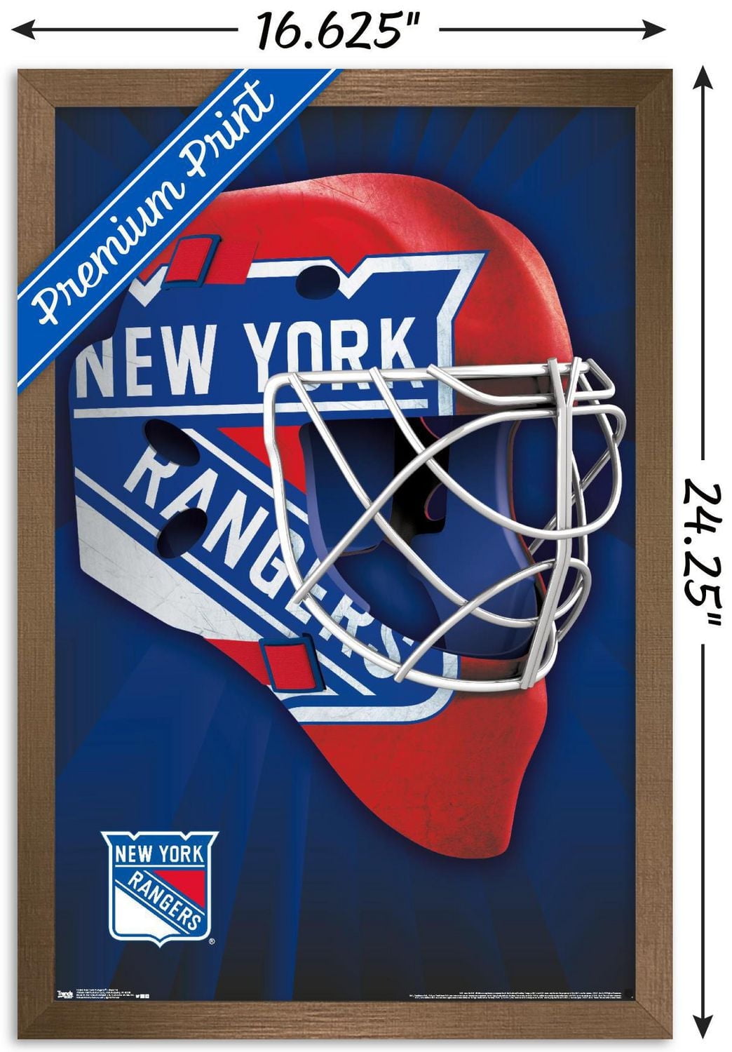 NHL New York Rangers - Mask 16 Wall Poster