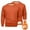 Orange, variant on Gspmoly Shirts for Men, Men'S Fashion Casual Warmthick Solid Color Easy Long Sleeve Round-Neck Shirts Going Out Tops up to 70% Off