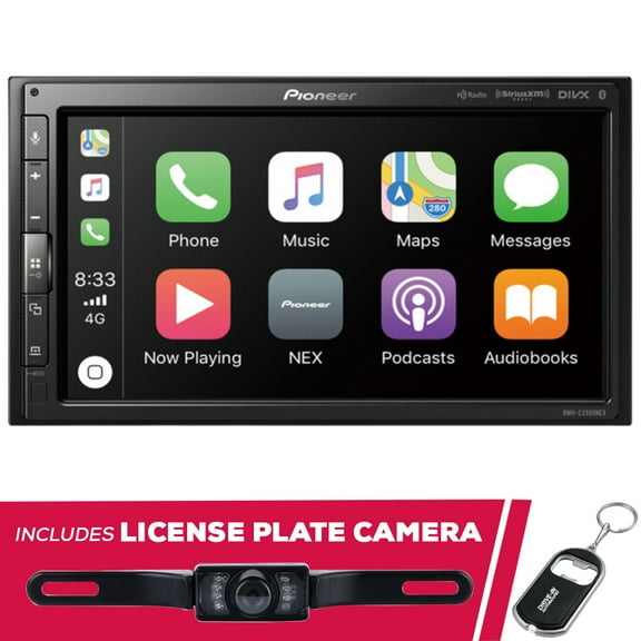 New Pioneer DMH-C2550NEX 6.8" Digital Multimedia Receiver with License Plate Camera