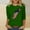 Green, variant on Itsame 4th of July Outfits for Women Printed Short Top Independence Day Short T-Shirt Sleeve, Round Neck Black