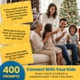 thumbnail image 2 of Conversation Cards for Kids – 400 Fun Conversation Starters for Family Game Night or Dinner – Road Trip Must Haves Travel Games for Kids Age 8-12 – Connect and Build Social Emotional Learning Skills, 2 of 7