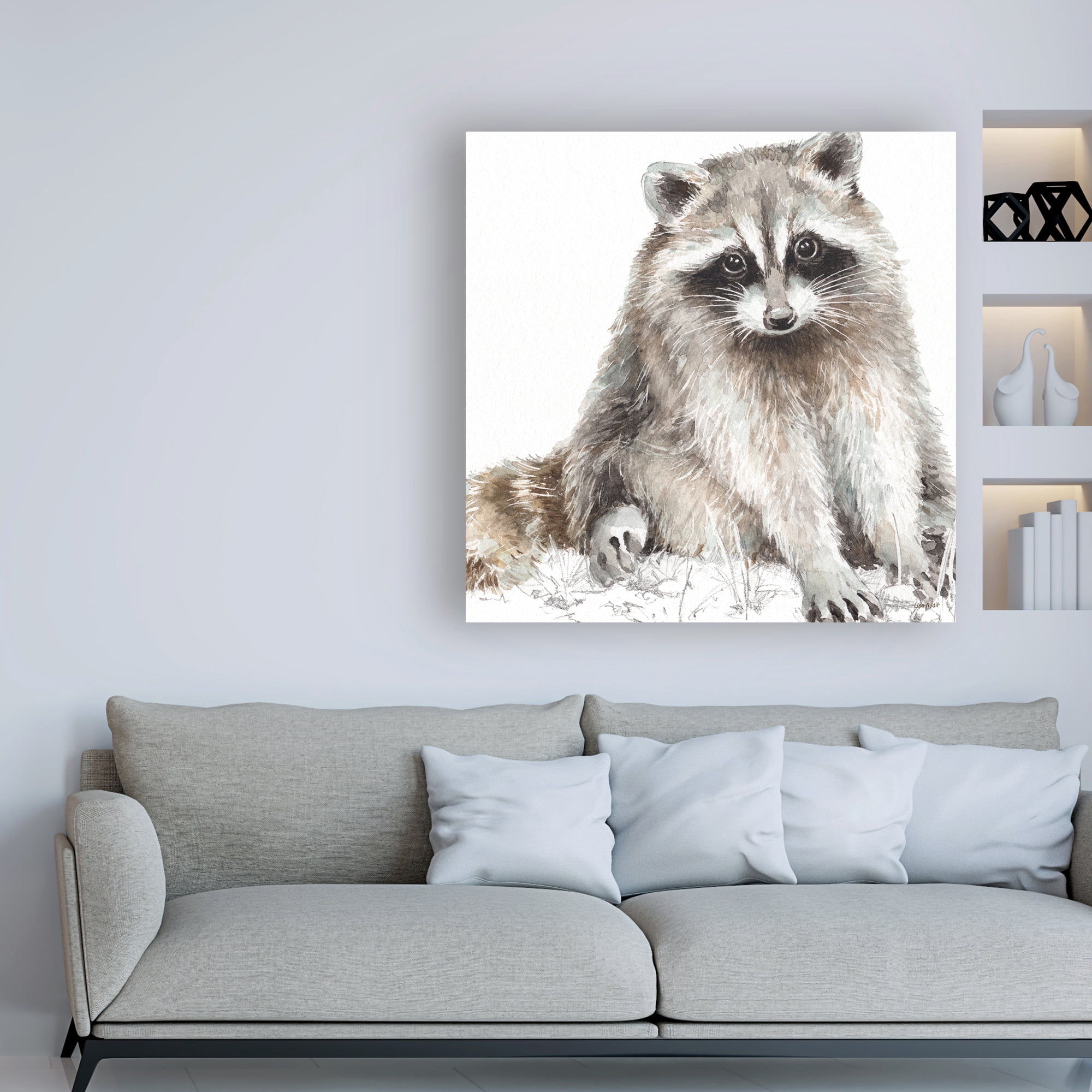Trademark Fine Art 'Forest Friends IV Soft Shade' Canvas Art by Lisa Audit