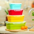 thumbnail image 3 of Guardoinrt Sealed Preservation Box Food Fresh And Secure With Silicone Lunch Container pink 540ml 1Set, 3 of 6