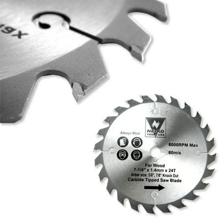10" X 60 Tooth Carbide Tip Circular Saw Blades Wood Carpentry 5/8" Arbor