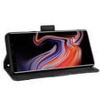 thumbnail image 5 of Case for Samsung Galaxy Note 9 Cover Adjustable Detachable Card Holder Magnetic closure Leather Wallet Case - Black, 5 of 5