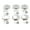 Silver, variant on Metal Guitar Tuning Peg Buttons, 6Pcs Set, Easy Install  Stable, Acoustic/Electric