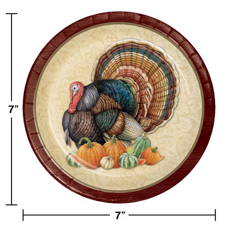 Harvest Turkey Party Supplies Kit (Serves 8 Guests)