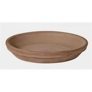 Deroma Marshall Pottery 8721CPZ 8.3 in. Moka Chocolate Clay Terracotta Standard Saucer, Pack of 24