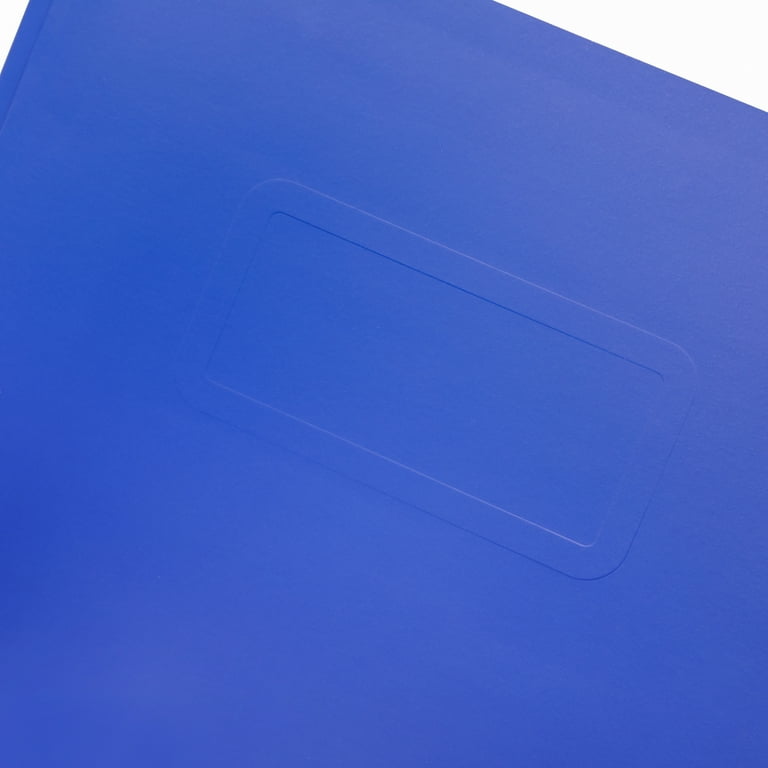 Pen + Gear 3-Prong Paper Portfolios with Pockets, 50-Count