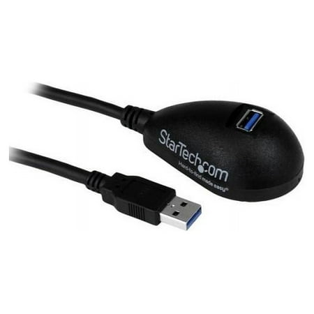 UPC: 0065030857666 | StarTech.com 5 ft Black Desktop SuperSpeed USB 3.0 Extension Cable – A to A M/F