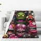thumbnail image 1 of Balery Monstrous Cartoon Characters Manta de Felpa Suave y Acogedora – Cobija de Franela Aterciopelada para Cama, Lavable y Cálida para Sofá, Mascotas, Transpirable-60"x50", 1 of 7