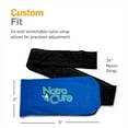thumbnail image 3 of NatraCure Universal Cold Pack Ice Wrap with Strap for Injuries - Helps Pain and Swelling - 2 PK, 3 of 7