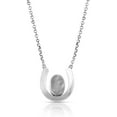 thumbnail image 2 of Montana Silversmiths Ladies Luck Turquoise Horseshoe Necklace NC5030, 2 of 5