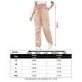 thumbnail image 5 of Women's Wide Leg Cargo Pants Baggy Smocked Waist Fashion Pants With Pockets, 5 of 5