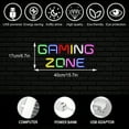 thumbnail image 3 of SUGARMOM 1pc Gaming Area Neon Sign  15.7 ”*6.7”  Gaming Neon Sign Wall Decoration  USB Neon  Gaming Area  Bedroom  Gifts For Gamers  Boys  Teens  Men, 3 of 6