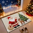 thumbnail image 4 of ToyKingdee Christmas Kitchen Rugs Bathroom Rug Non-Slip Red Door Mat Rugs for Entryway Indoor, Small Washable Throw Soft Bath Mat, Holiday Decor Untra-Thin Carpet, 4 of 6