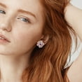thumbnail image 3 of Everly Women's Topaz Sterling Silver Earrings, 3 of 6