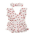 thumbnail image 1 of Combinaison Barboteuse pour Nouveau-Né Bébé Fille avec Bandeau, 1 of 6