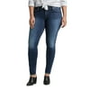 Silver Jeans Co. Women's Plus Size Suki Mid-Rise Super Skinny Jeans