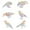 A, variant on Electrostatic Window Film Sticker, Anti-Bird Strike Glass Decal, Transparent Static Cling Protection Film for Home Office Patio Door Safety