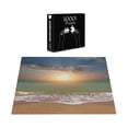 thumbnail image 4 of Ambesonne Sunset Jigsaw Puzzle, Idyllic Beach Scenery, Heirloom-Quality Fun Activity for Family Durable Cardboard, 1000 pcs, Multicolor, 4 of 6