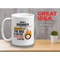 thumbnail image 2 of Dataset Bike on Fire Mug White 15oz - Drummer Like Bike on Fire - Drummer Job Occupation Bestie Graduation Coworker Birthday Funny Sarcasm, 2 of 7