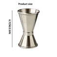 thumbnail image 3 of 304 Stainless Steel Cocktail Double Jigger Japanese Style Measuring Oz Cup Bar Tool Shot for Bartending Bartender Jiggers Ounce Measurements Alcohol Drink Markings Perfect Party Silver Kitchen T, 3 of 8