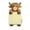 A001- Brown, variant on Sticky Note Holder, Highland Cow Brown, 1 Pack 1 Holder 1 Sticky Note,Suitable for Office Home Desk Decor