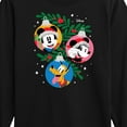 thumbnail image 3 of Disney - Mickey Minnie Pluto Ornaments Christmas - Toddler & Youth Long Sleeve Graphic T-Shirt, 3 of 5