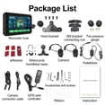 thumbnail image 4 of Motorcycle Navigation 5.5 Inch Display Screen GPS IP67 Waterproof Carplay Motorcycle Wireless Android Auto Monitor,1 x Motorcycle Navigation Set,Black, 4 of 8