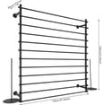 thumbnail image 6 of Ribbon Storage Organizer,12-Layer Wall Mounted Ribbon Display Rack,Wrapping Paper Rack, Metal Ribbon Storage for Craft Room,Flower Shop, Sewing Tool, 6 of 7