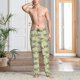 thumbnail image 2 of Fotbe Twig Sloth Pantalones de Pijama para Hombre, Pantalones de Dormir, Pantalones de Casa con Cintura Ajustable y Bolsillos-Small, 2 of 6