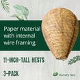 thumbnail image 2 of Dalen Hornet's Nest - Insect-Repellent for Outdoors - Mimics Real Nests, Making Hornets and Others Avoid Your Space – 11in, 3 Pack, 2 of 4