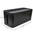 thumbnail image 2 of Cable Management Box for Desk Cable Management and Power Strip Box Solutions(Black), 2 of 6