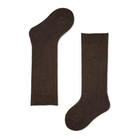 

SILVERCELL Kids Long Boot Socks 1 Pairs Girls Socks Knee High Stockings Solid Color Warm Combed Cotton Socks