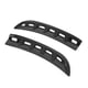 thumbnail image 2 of 1 Pair Front Bumper Side Vent Left and Right Canards Splitter Protector Replacement For Benz CLS?Class C257 AMG?Line Carbon Fiber Style, 2 of 5