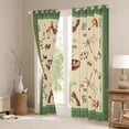 thumbnail image 3 of Homewish Boys Girls Animal Moth Ladybug Dragonfly Black Out Curtains,Botanical Floral Mushroom Curtains Pack of 2 (42x63 Each),Retro Vintage Aesthetic Bedroom Curtains,Luxury Bedroom Decor, 3 of 6