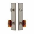 thumbnail image 5 of Grandeur Carr  Tall Plate Single Cylinder One Piece Knobset with Baguette Knob, 5 of 6