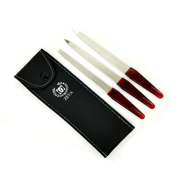 4pcs Pro Women Filler Diamond Nail Art File Buffing Sanding Manicure Polish Tool