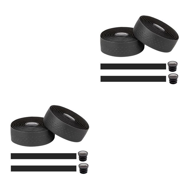 Eigraketly 2 piezas de cintas para manillar de bicicleta, cinturones antideslizantes, impermeables, absorción de impactos, antivibración, accesorios de Type1 NO1 Eigraketly CBP183157