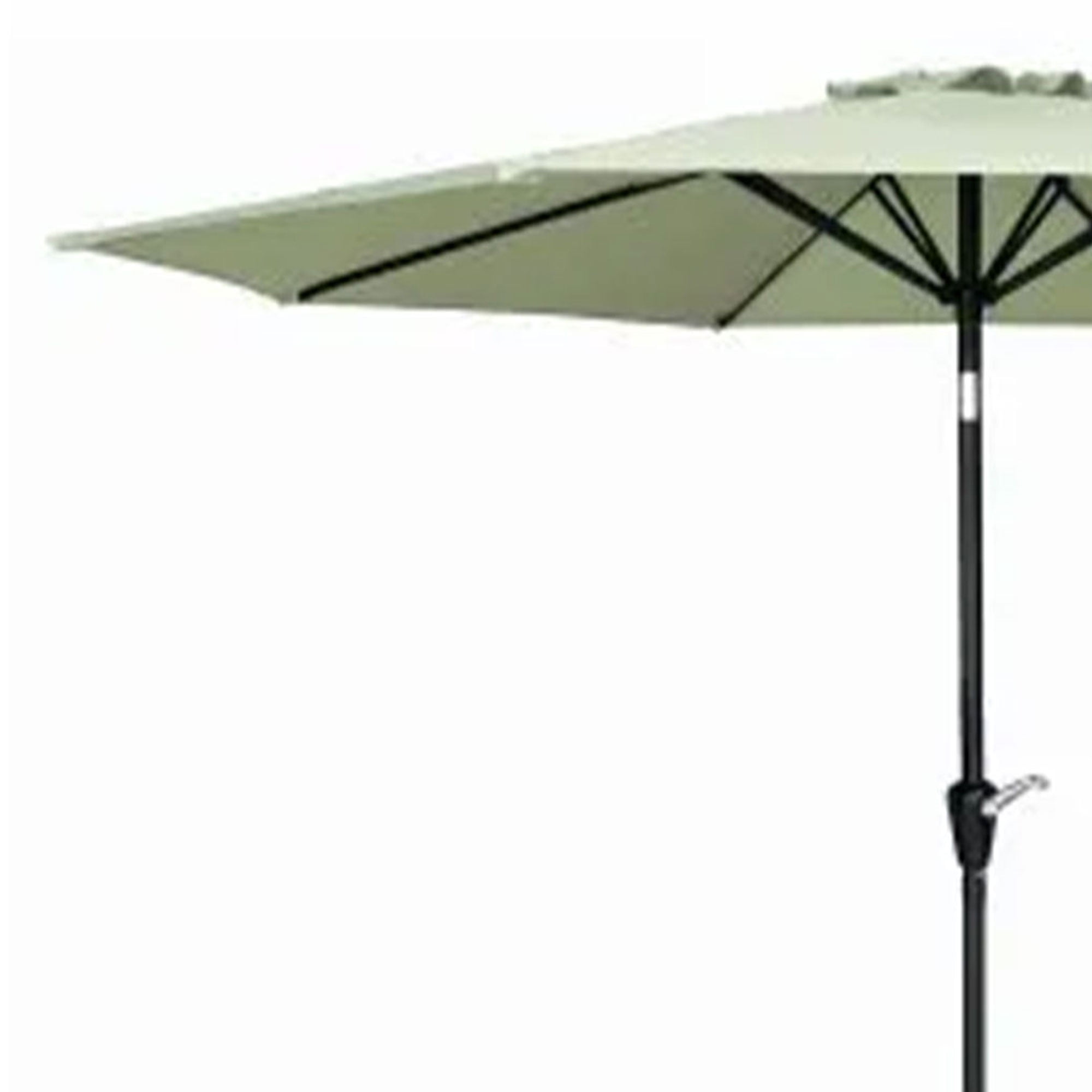 Open Box Four Seasons Courtyard 9' Polyester Patio Umbrella, Green