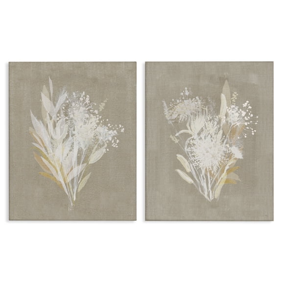 Stupell Industries Farmhouse Natural Herb Impression 2pc Canvas Art Set, 16 x 20 each, by Susan Jill