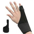 thumbnail image 1 of CHAO Férula para dedo meñique, férula para dedo en gatillo para artritis, férulas transpirables para dedos rotos, soporte para tendinitis del túnel carpiano, 2 unidades, 1 of 5
