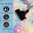 thumbnail image 5 of ZENELESS Indoor Fluffy Rug,5x7 Tie-Dye Rainbow Fuzzy Non-Slip Carpets for Living Room Bedroom Home Decor, 5 of 7