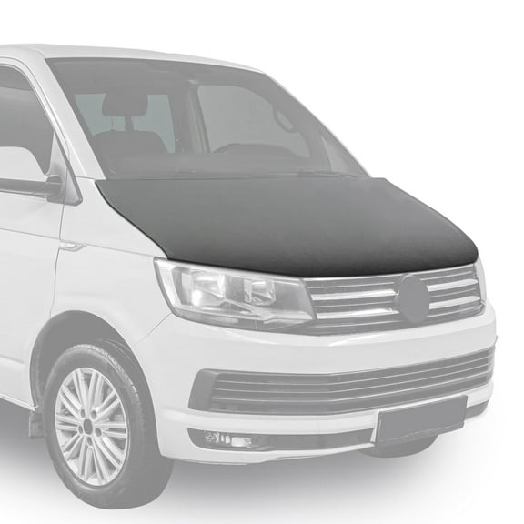 OMAC Car Bonnet Mask Hood Bra for Ford Transit Connect 2014-2023 Black Full Coverage