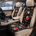 thumbnail image 2 of CHAQLIN Seat Protector Ladybug Floral Print 2 Piece Car Front Seat Covers Machine Washable for Truck Non-Slip Polyester Car Seat Covers, 2 of 7