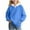 Blue, variant on Telankuip Girls Hoodies Casual Long Sleeve Oversized Hooded Sweatshirts for Child Cute Color Block Relaxed Fit Comfort Fall Pullover Tops with Pocket 2025 Winter Clothes Yellow 14-15 Years